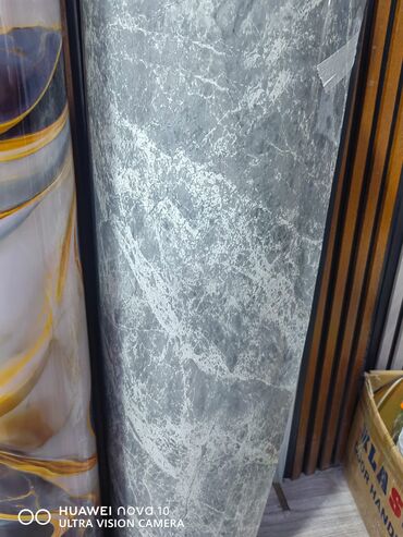 Mərmər effektli PVC panellər: Hamam ucun kafel evezi mermer paneller . Suvaqin ustunden kafelin — 15