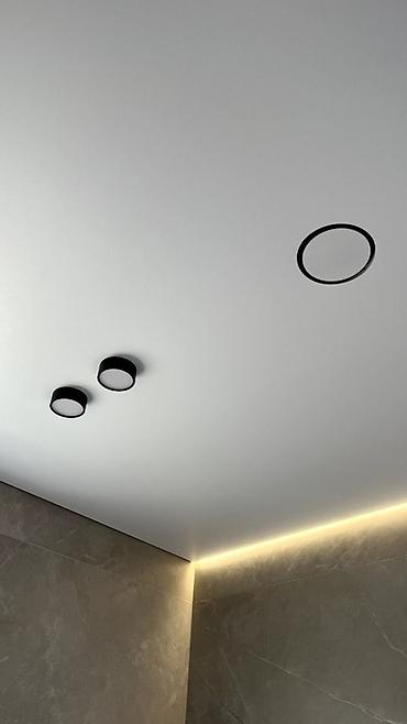 натяжные стены: Натяжной потолок Матовое, 3D потолки, Глянцевое Монтаж — 1