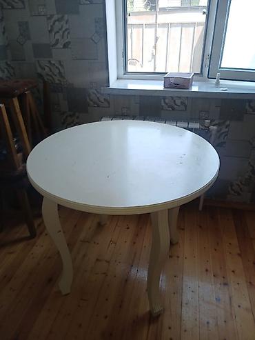 kompyuter stollari: Qonaq masası, İşlənmiş, Açılmayan, MDF, Yumru masa — 3