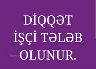 tendirci isi: Aşpaz tələb olunur, Xəmirçi, 30-45 yaş, 1-2 illik təcrübə