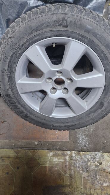 диски литые для нивы: Дөңгөлөктөр монтажда 225 / 65 / R 17, Кыш, 1 даана, Жеңил унаалар, Куйма, тешиктери - 5