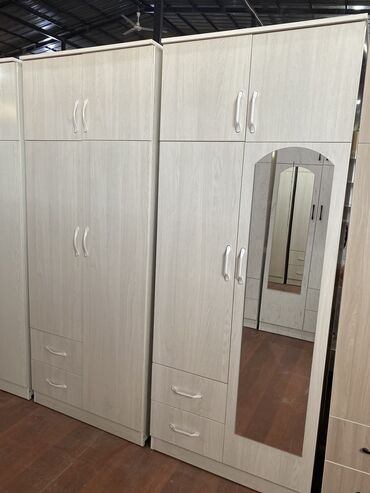 Шкафы для одежды: Шкафы 2 створчатые Эки эшик Эки коздуу шкаф Двух дверный Шифоньер — 13