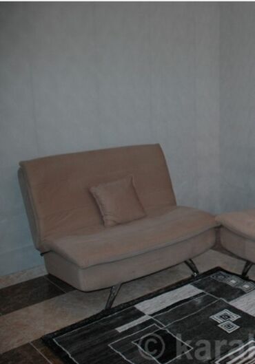 двухярустный диван: Модульный диван, цвет - Коричневый, Б/у