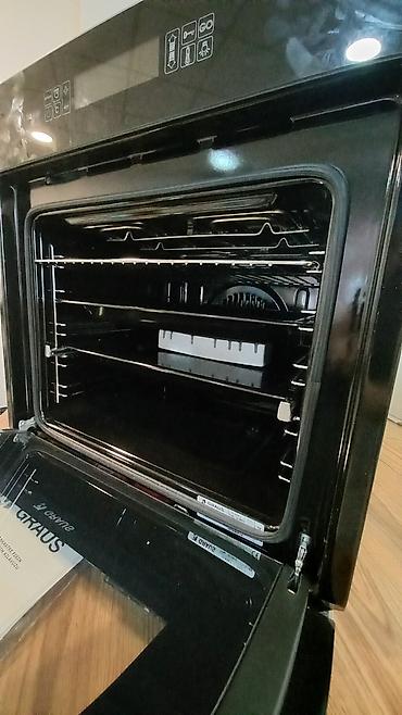 ankastr sobalar: GRAUS Ankastr elektrik sobası - Şüşə panel və qara şık dizayn — 3