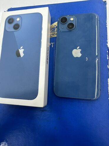 iphone бу купить: IPhone 13, 128 ГБ, Голубой