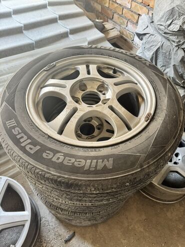 тракторный шина: Шины 205 / 65 / R 15, Лето, Б/у, Комплект, Легковые, Корея, Hankook