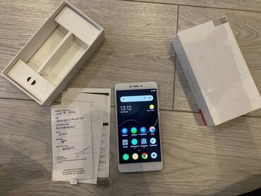 телефон дисковый: Xiaomi, Redmi Note 4, Б/у, 32 ГБ, цвет - Бежевый, 2 SIM