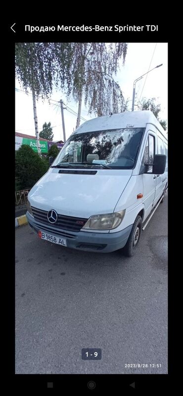 ош мерс 210: Mercedes-Benz Sprinter: 2001 г., 3 л, Механика, Дизель, Бус