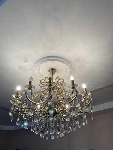 Çilçıraqlar: Çılçıraq, 10 və daha çox lampa, Xrustal