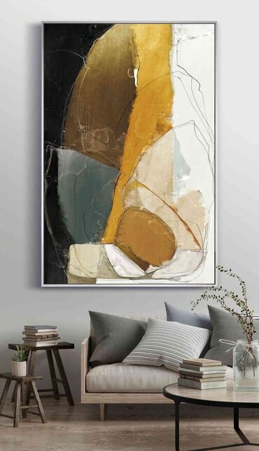 Dizayn, layihə: Modern. Abstrakt janr. Tək tablo. Müasir interyerdə mütləqdir, çünki — 11