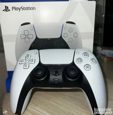 smog majica: PS5 Dzojstik PS5 Kontroler DualSense Beli i Crni GARANCIJA 2 GODINE!