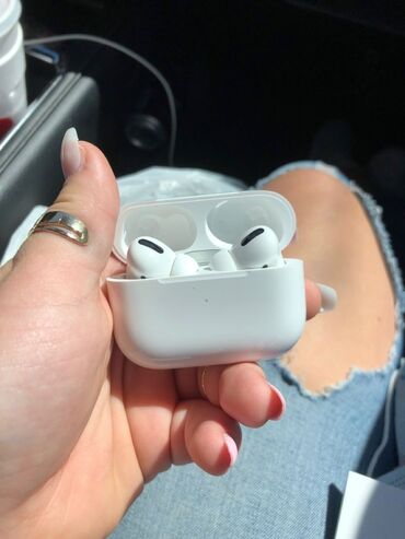 кейс для наушника: ДЕШОВЫЕ Беспроводные наушники Apple AirPods Pro в белом цвете с