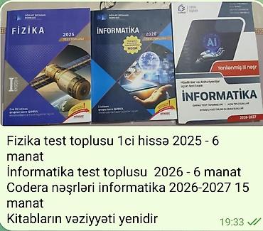 informatika qayda kitabi pdf 2025: Test hazırlığ kitabları 2026. 
6 man — 1