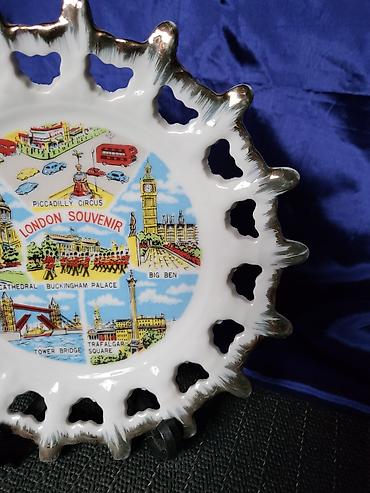 Ostali kućni dekor: Tanjir London za na zid,vintaz,Foreign porcelan. Tanjir za na zid — 3