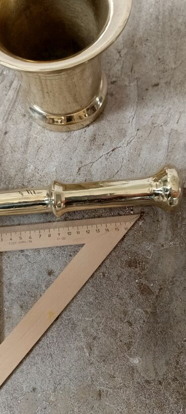 Əntiq qablar: Qədim,bronz,bürünc həvəngdəsti.Super vəziyyətdə.5 kq.Qiymət sondur! — 11