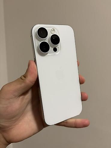 IPhone 16 Pro, Б/у, 256 ГБ, White Titanium, Защитное стекло, Чехол, 89 % at lalafo.kg IPhone 16 Pro, Б/у, 256 ГБ, White Titanium, Защитное стекло, Чехол, 89 %