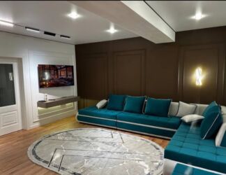 сдаю квартиру 2 к студ центр новый ремонт в квартире имеется все необходимое район панфиловабоконбаева: 2 комнаты, Агентство недвижимости, Без подселения, С мебелью полностью