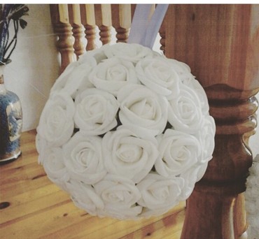 Süni güllər: Gül topları. El işleridi hamısı. Ad günü, xına yaxdı, nişan, toy — 4