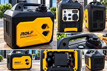 Генераторы: Инверторный бензиновый генератор ROLF TOP-3150iS. Компактная — 2