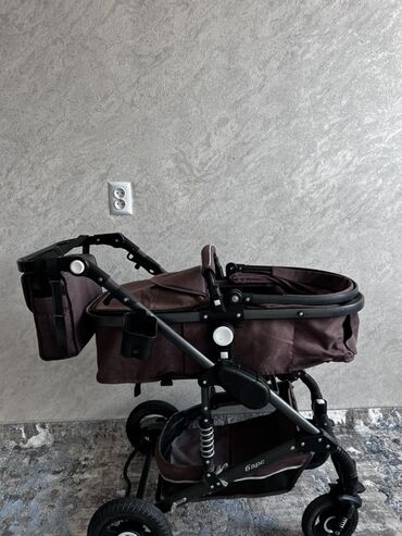 Коляски: Коляска, цвет - Коричневый, Б/у — 16