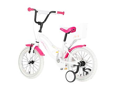 crvene patike: Bicikl kids Visitor Dog 16" 9" v-brake kontra 105-125cm (16") – belo — 4