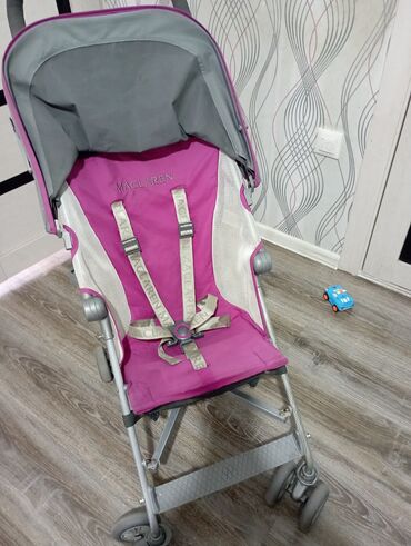 коляски для детей с дцп: Коляска, цвет - Серебристый, Б/у