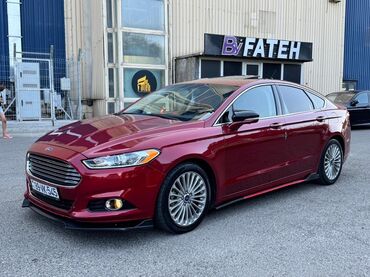 Ford: Ford Fusion – qırmızı mettalik sedan - Korpus: 4 qapılı sedan — 3