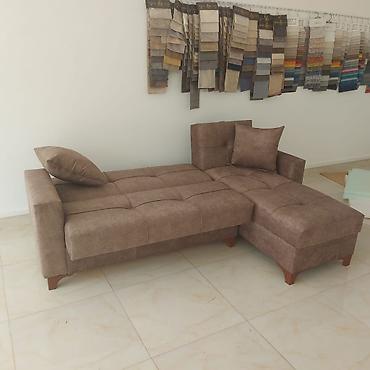 metbext divan: Künc divan – açılıb yataq olan model - L‑şəkilli künc divan, rahat — 2