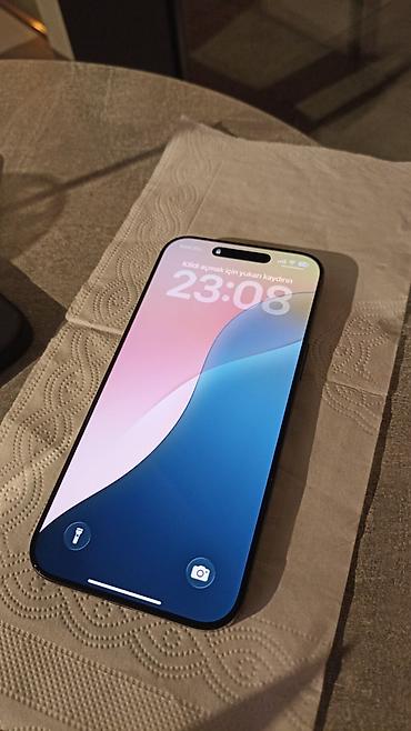 apple iphone 16: IPhone 16 Pro Max, 256 GB, Natural Titanium, Zəmanət — 2