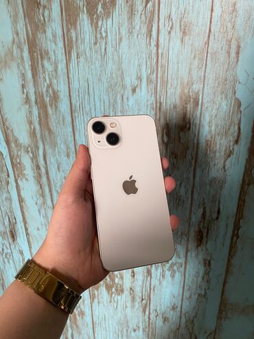 Apple iPhone: IPhone 13, 128 GB, Ağ, Barmaq izi, Simsiz şarj, Face ID