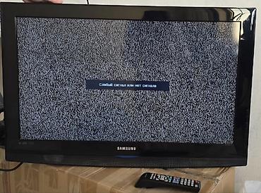 ses guc: Samsung LE32B350F1W – 32 düymlük LCD HD TV, işlək vəziyyətdədir. - — 2