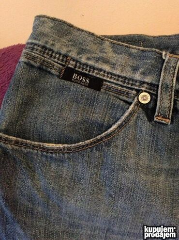 Farmerke: Original Hugo Boss farmerice 33 2 komada 100% cotton Polustruk 45cm — 2