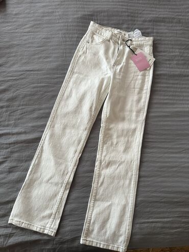 детские джинсы на 12 мес: Джинсы XS (EU 34), цвет - Айвори