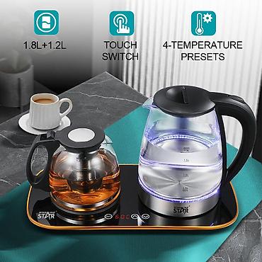 dəm caydan: Elektrik çaydan 2.6 - 3 l, Yeni, Ödənişli çatdırılma, Rayonlara çatdırılma, Ünvandan götürmə — 5