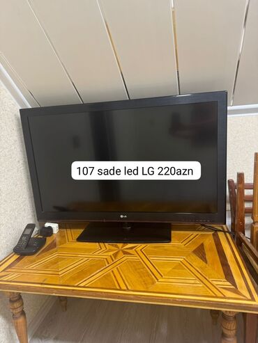 lg 107: İşlənmiş Televizor LG Led 43" Ödənişli çatdırılma, Ünvandan götürmə