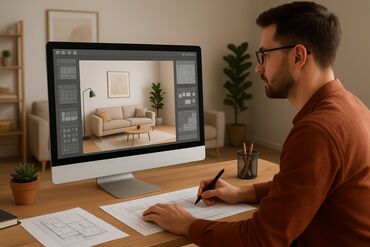 оборудование для автосервиса: Предоставляю услуги 3d визуализатора интерьера (примеры в