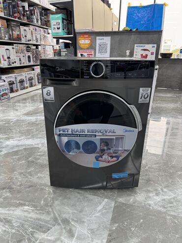 Стиральные машины: Стиральная машина Midea, Новый, Автомат, До 9 кг, Полноразмерная — 2