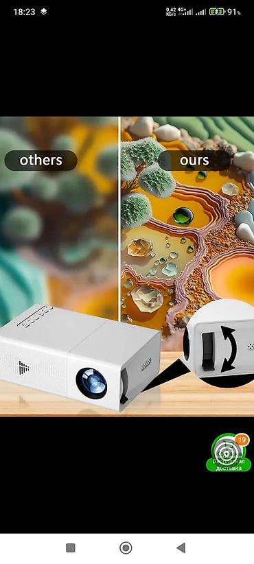 Проекторы: Мини-проектор для телефона (LED),компьютера,ноутбука,планшета. - — 7