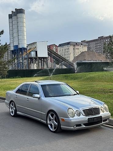 задний вид w210: Mercedes-Benz E-класс AMG: 2000 г., 5.5 л, Автомат, Бензин, Седан — 9