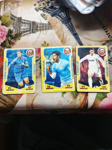 dəniz üçün: 3 dənə kart 2014 Ronaldo,Hazard,Aguero