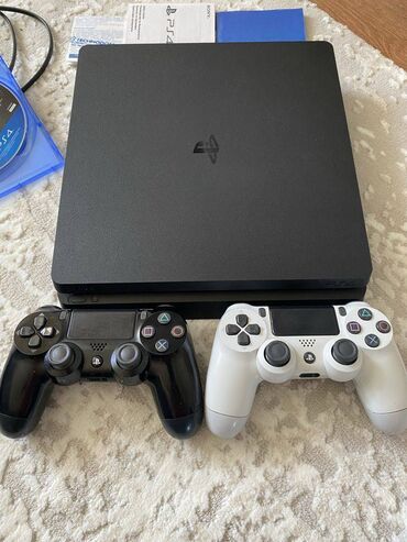 PS4 (Sony Playstation 4): Sony playstation 4 slim modeli 1TB yaddashla. Konsol mukemmel — 1