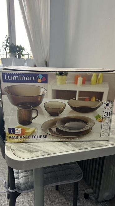 купить кофейный сервиз на 6 персон: Набор посуды Luminarc Ambiante Eclipse, 31 предмет. Стекло