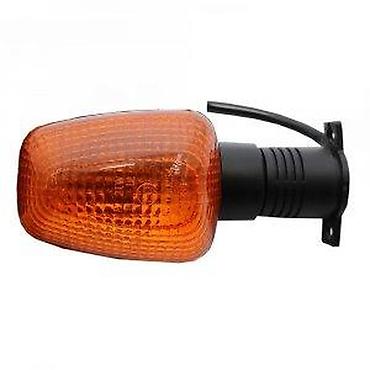 p13w led: Motociklistički pokazivač pravca sa crnim kućištem i narandžastim — 3