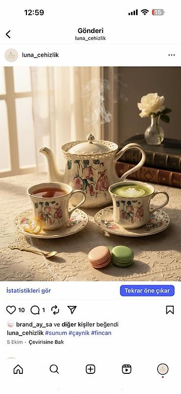 luna: Çay dəsti, Keramika — 4