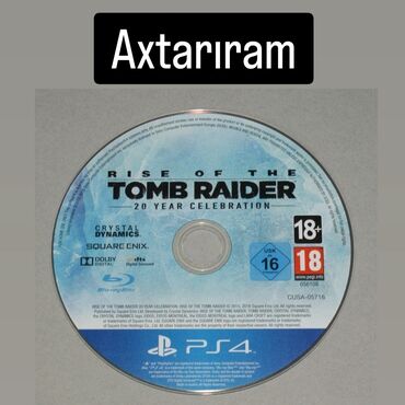 Oyun diskləri və kartricləri: Rise of the Tomb Raider, Ekşn, İşlənmiş Disk, PS4 (Sony Playstation 4), Ünvandan götürmə, Pulsuz çatdırılma, Ödənişli çatdırılma