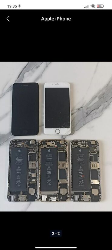 Apple iPhone: IPhone 6s, Б/у, 32 ГБ, Серебристый
