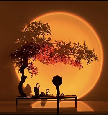 günəş projektoru: Sunset Projector – Gün batımı effektli dekorativ işıq - İsti — 4