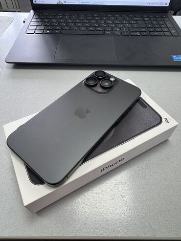 сколько стоит редми нот 13: IPhone 15 Pro Max, Колдонулган, 512 ГБ, Black Titanium, Заряддоочу түзүлүш, Коргоочу айнек, Каптама, 88 %