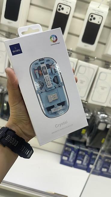 microsoft office: Беспроводная мышь WIWU Crystal (Magnetic Wireless Mouse) - Прозрачный — 2