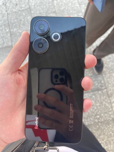 телефон redmi 9c: Redmi, Redmi 13, Колдонулган, 256 ГБ, түсү - Кара, 2 SIM